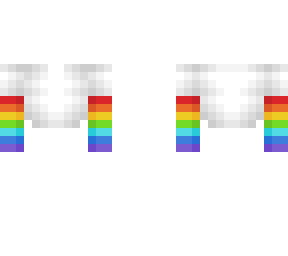 ob - white top w/ rainbow sleeves