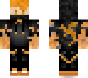 orange hoodie man