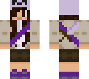 panda girlmc purple pandas