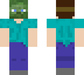 person wearing zombie mask