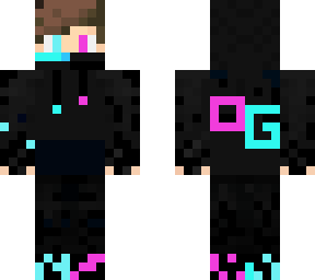 pink and cyan gamer