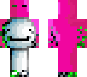pink dream black + green