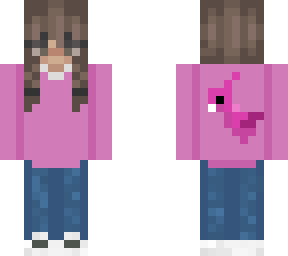 pink parrots support skin