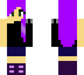purple hair girl krass