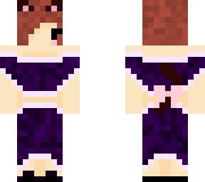 purple two piece model