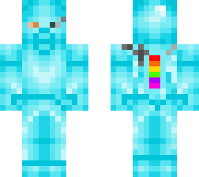 rainbow blue(orange steve)