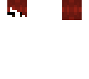 red side-swept hair base