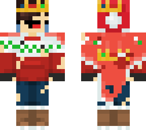 sad king boy