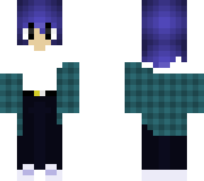 simple blue hair