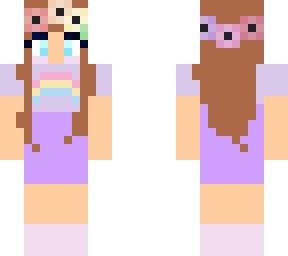 skin minecraft girl aesthict