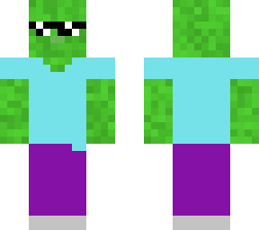 zombie in a 8-bit glasess