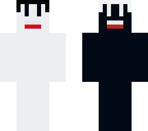 black or white