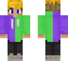 blonde boy in zyph clothes