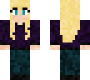 blonde casual girl