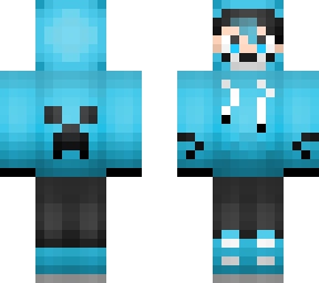 blue animal hoodie