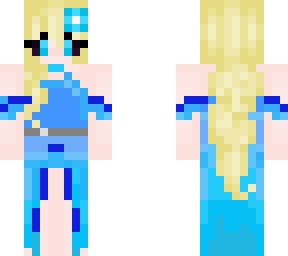 blue ball dress