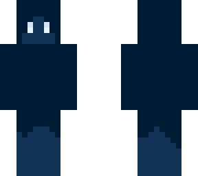 blue cloaked figure
