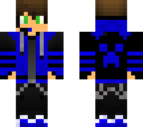 blue gamer boy (my skin in minecraft)