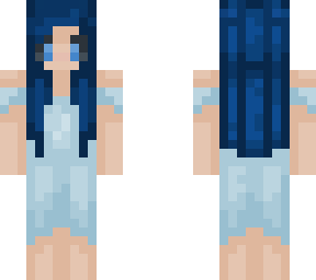 blue ice girl long hair (fixed)