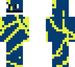 blue lightning guy