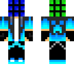cool (blue neon wave ) rubiks cube boy