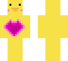 duck base with heart