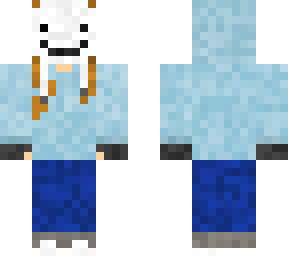 female dream varient- blue, mask + gloves