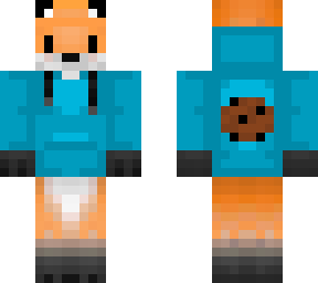 fox cyan hoodie