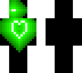 green lighting heart (credit)