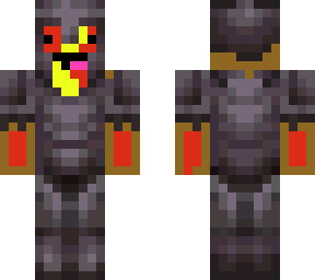 hotdog in netherite armor