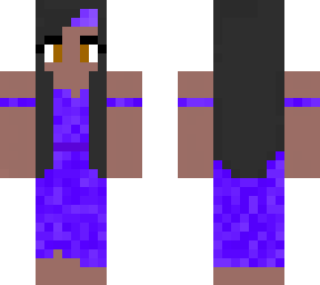 meh in a sparkly purple dress