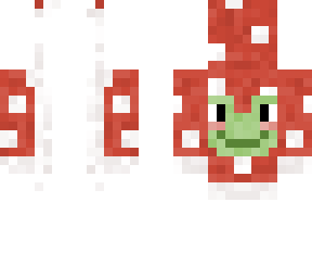 mushroom coat with frog