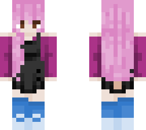 my pride flag as a minecraft skin