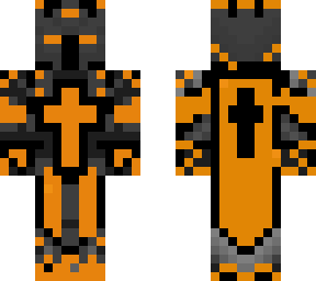 orange and black knight