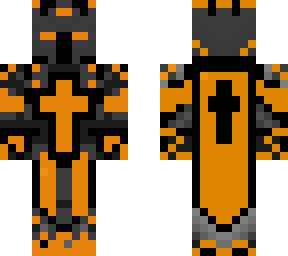 orange and black knight