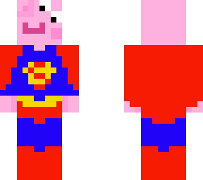 peppa n superman costume