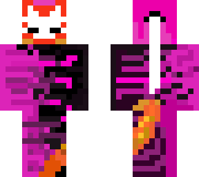 pink fire kitsun