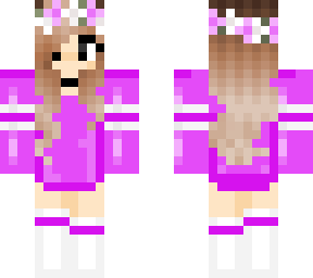pink sweater girl