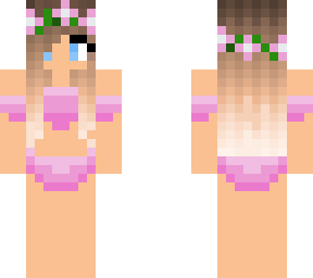 pink swim suit