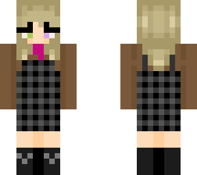 plaid dress