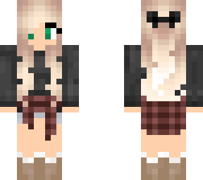 plaid jacket girl