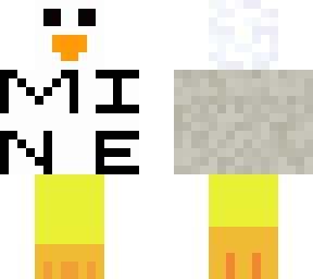pocplays119 finding nemo seagull mc skin