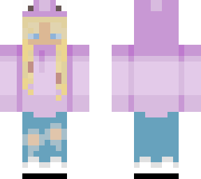 purple frog girl
