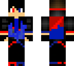 red and blue boy