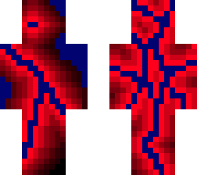 red and blue demon lighting