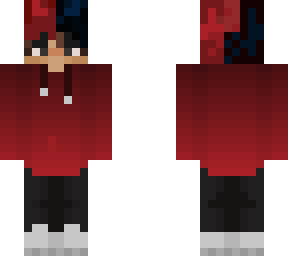red/black hair eboy