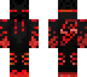 red fire ender man