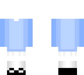 soft blue long sweater template