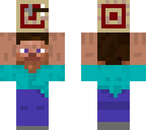 steve holding a target