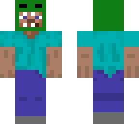 steve with zombie head